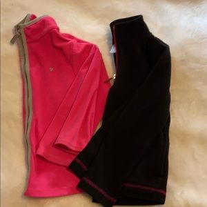 Girl’s fleece jacket and pull over-size 6/6x